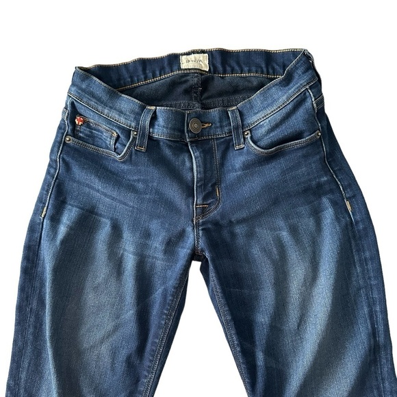 Hudson Krista low rise cropped skinny released hem jeans size 26/4 medium wash - Picture 4 of 14